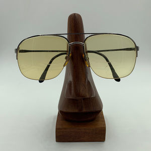 Vintage Silver Metal Half-Rimmed Aviator Frames